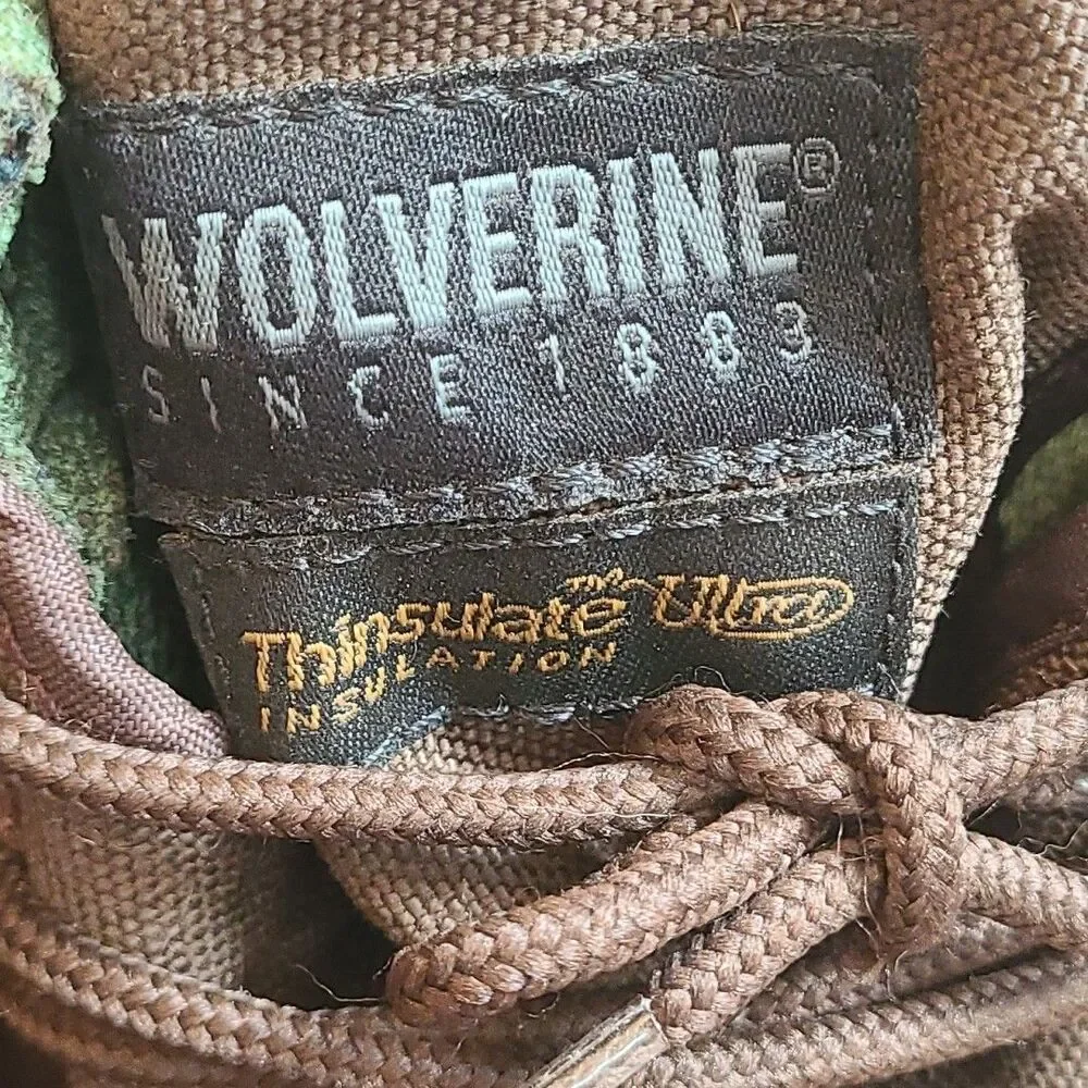 Wolverine Size 11 M Gore Tex Thinsulate Big Horn Ultra Leather Work Boots 03850